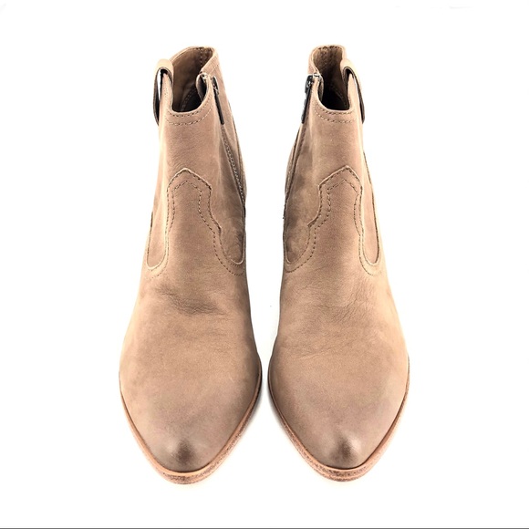 Frye Dusty Rose Reina Western Ankle Booties - Picture 3 of 7